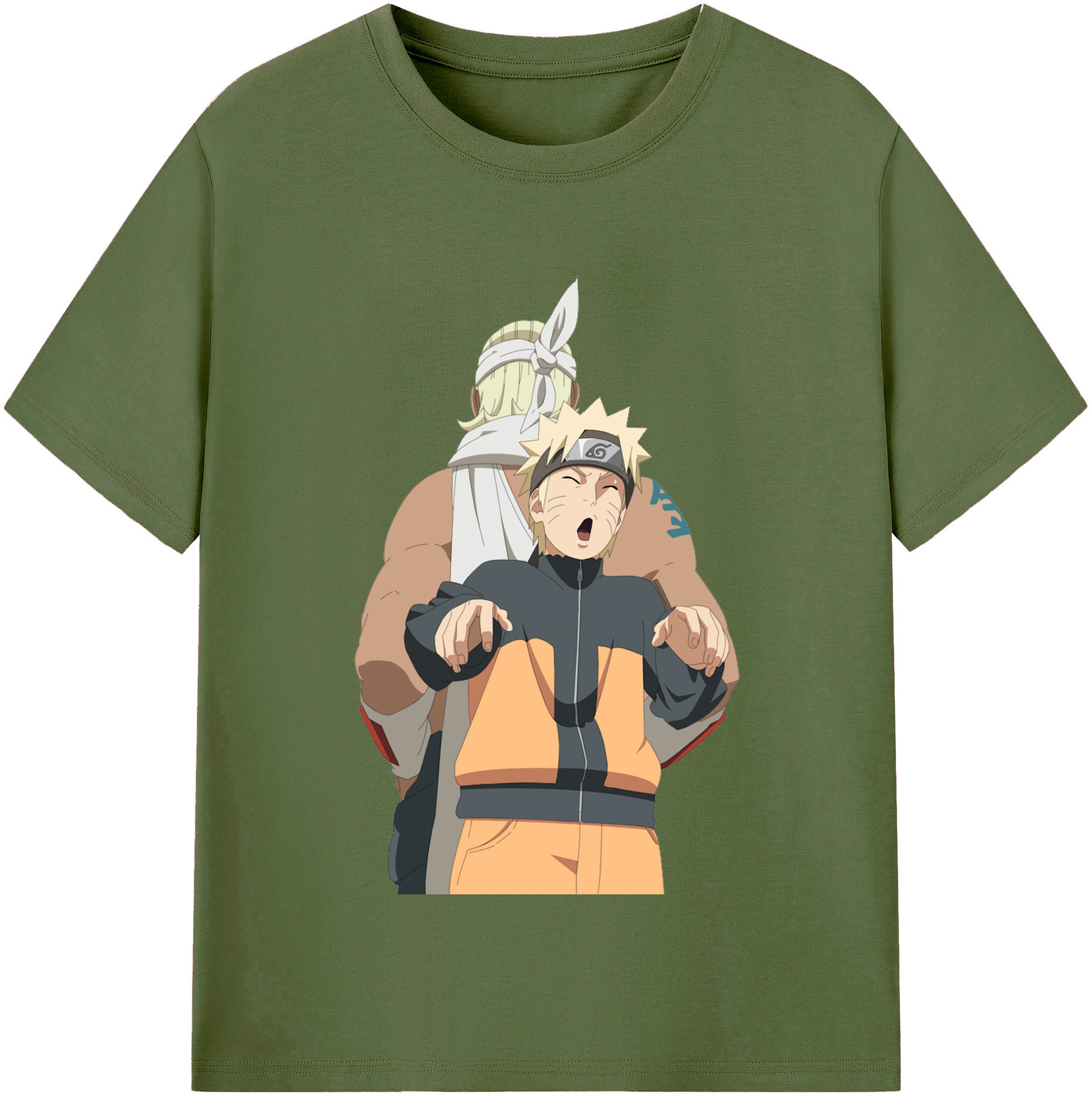 （画像用） NARUTO -ナルト- うずまき ナルト Uzumaki Naruto 綿100％半袖Tシャツ（フロントプリント）